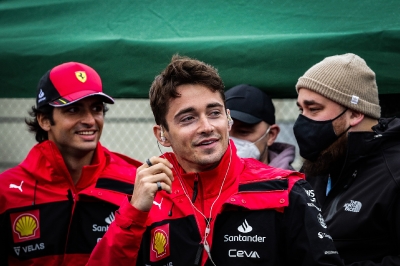 Formel 1 Imola 2022 - Charles Lecler, Carlos Sainz - Ferrari