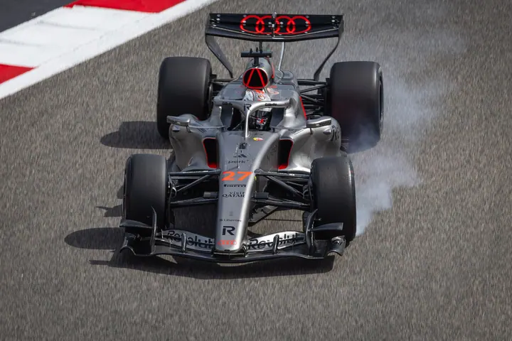 F1 Test Bahrain 2026 Audi Nico Huelkenberg 020